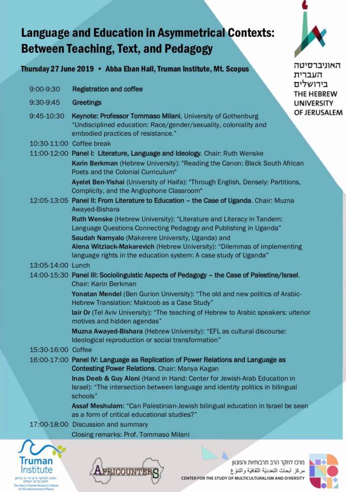 language and education in asymmetrical contexts